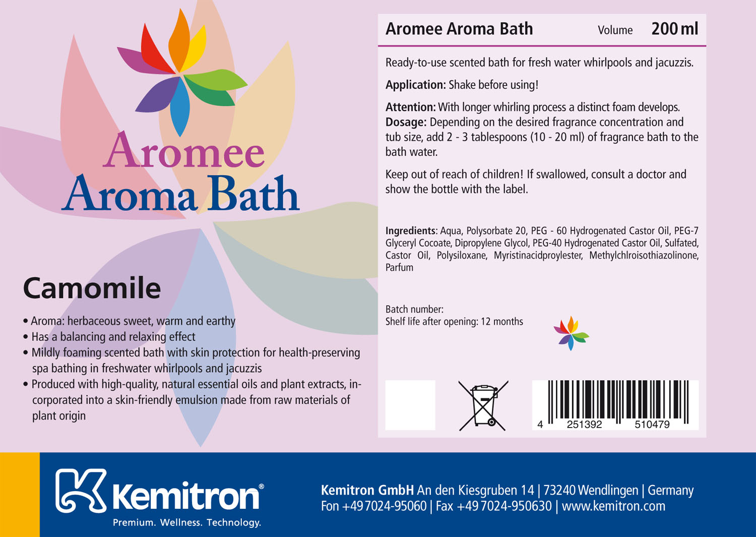Aromee Aromabath "Kamille"