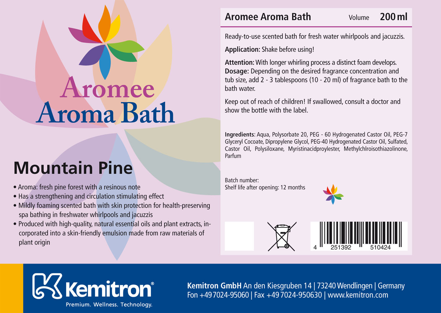 Aromee Aromabath "Bergkiefer"